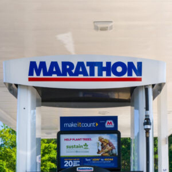 Marathon Gas Station W/ Latin 